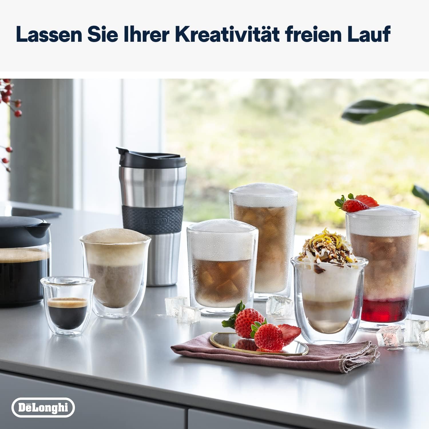 De'Longhi Eletta Explore - Perfetto Kaffeevollautomat mit LatteCrema-Milchaufschäumer, 40 Getränke auf Knopfdruck, farbiges Touch-Display, Dunkelgrau (ECAM452.57.G)
