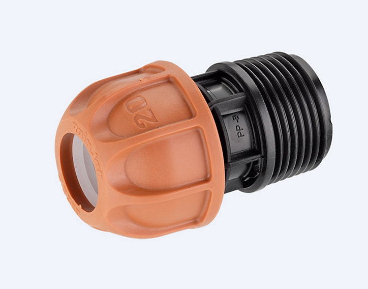 Raccord d'arrosage ø20 mm fileté 1/2
