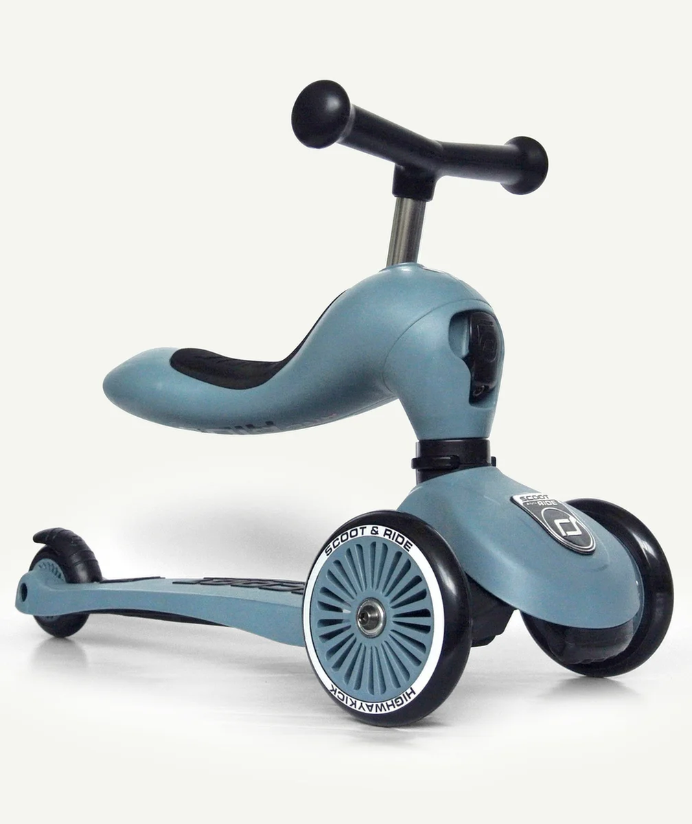 SCOOT AND RIDETROTINETTE HIGHWAYKICK 1 BLEU ACIER
