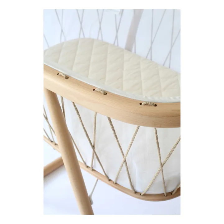 Charlie Crane Matelas pour berceau Kumi | Blanc