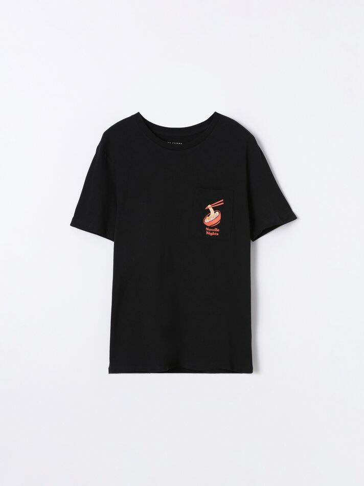 Conjunto de pijama curto - Preto