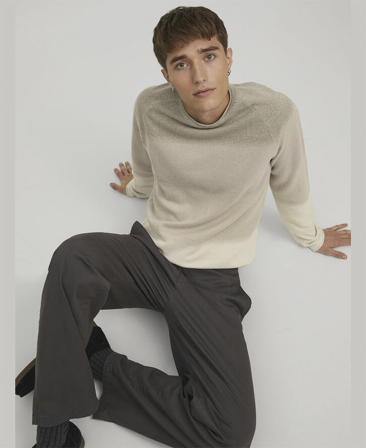 Jack & Jones JJEHILL KNIT CREW NECK NOOS Oatmeal/gradient