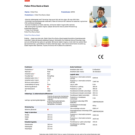 Fisher-Price stablelegetøj