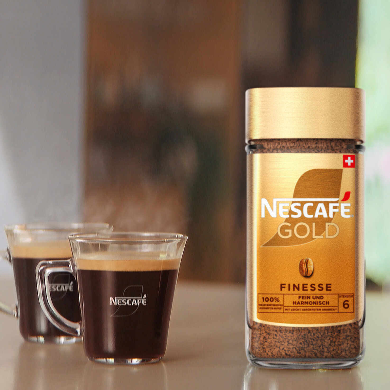 Nescafé Gold Finesse löslicher Kaffee Glas