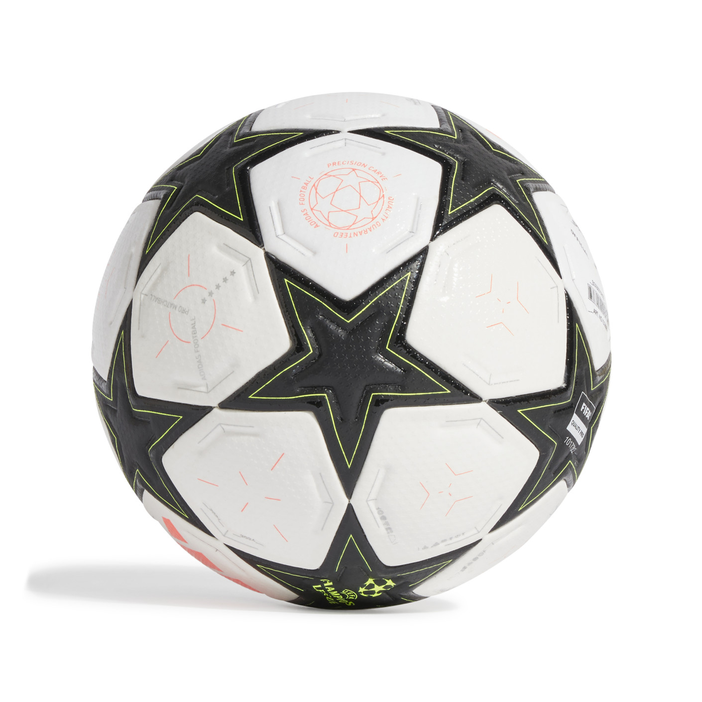 Adidas UEFA Champions League Pro Voetbal Maat 5 Wit Zwart Geel