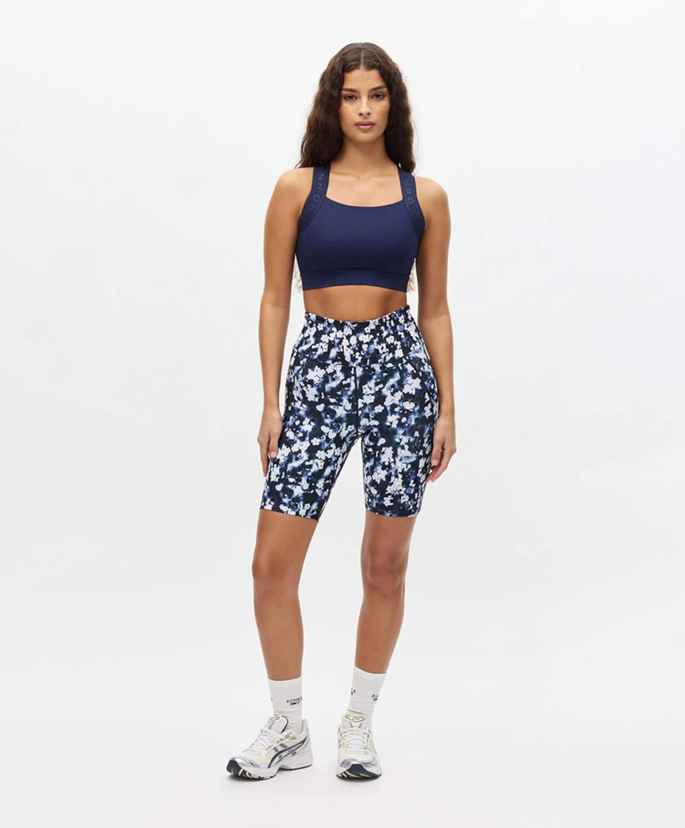Röhnisch Flattering Printed Bike dames tights shorts blauw