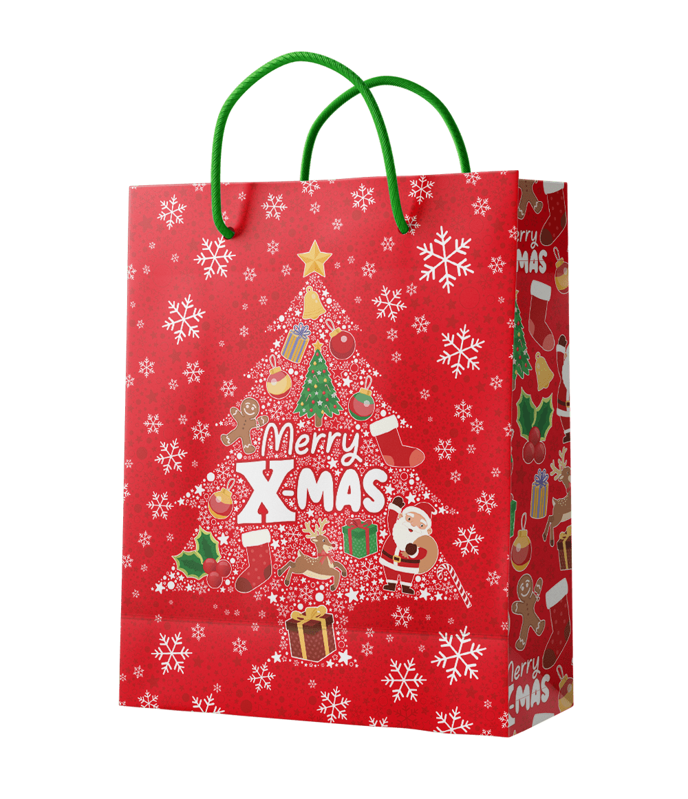 Kerst Cadeautasje L Merry X-Mas