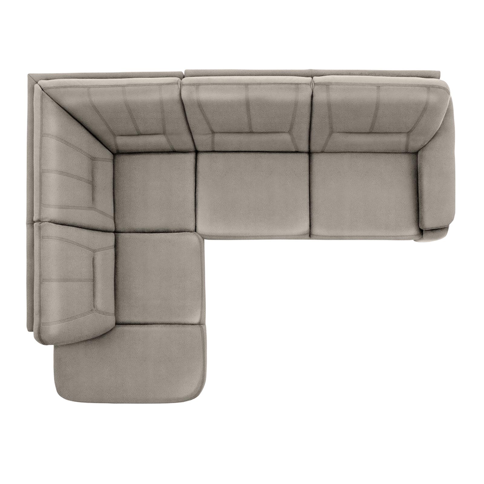 polsterpower Ecksofa - Holiday alu - Basismodell - Ottomane links