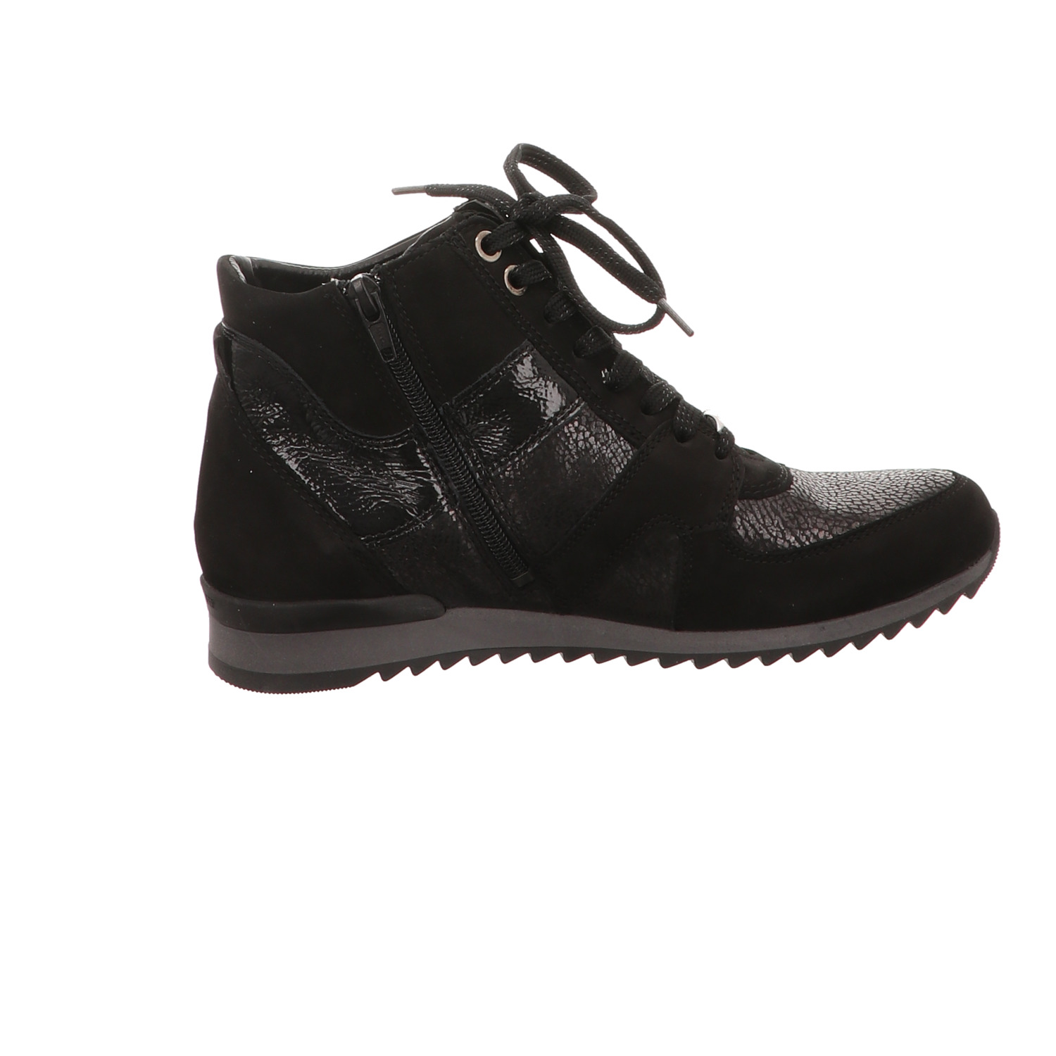 Waldläufer Schnürstiefel schwarz
