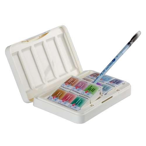 WHITE NIGHTS™ Künstler-Aquarellfarben-Set Granulating and Earth