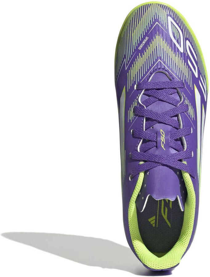 Adidas Perfor ce F50 Club junior voetbalschoenen paars geel