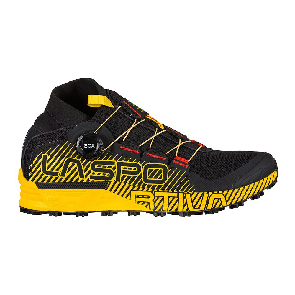 La Sportiva CYKLON - Chaussures trail Homme black/yellow
