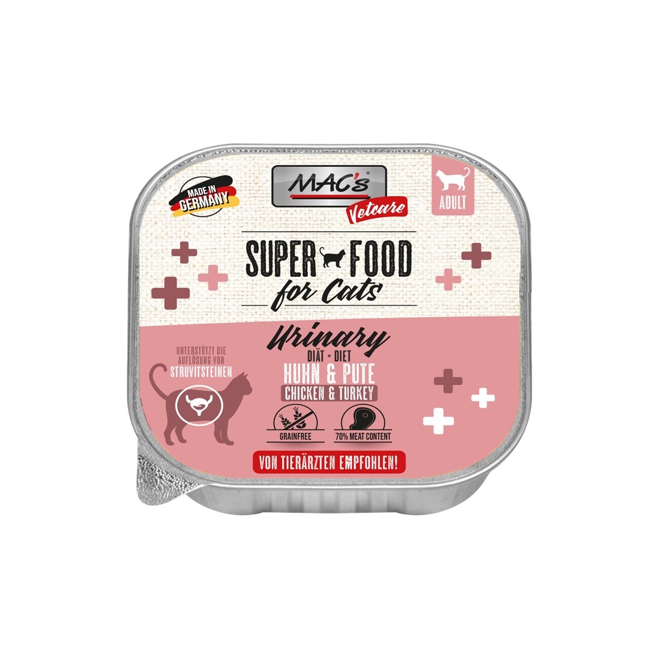MAC's CAT Vetcare Urinary 16x100g