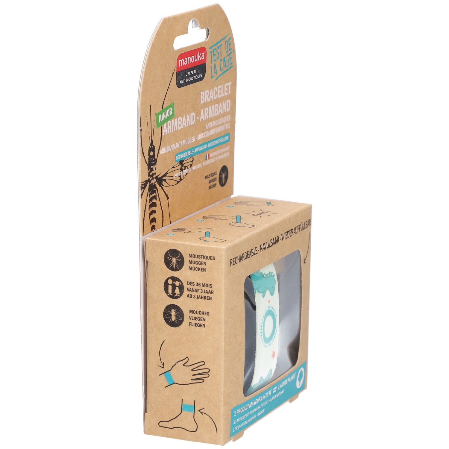 MÜCKENSCHUTZ Armband Junior Dinos MANOUKA