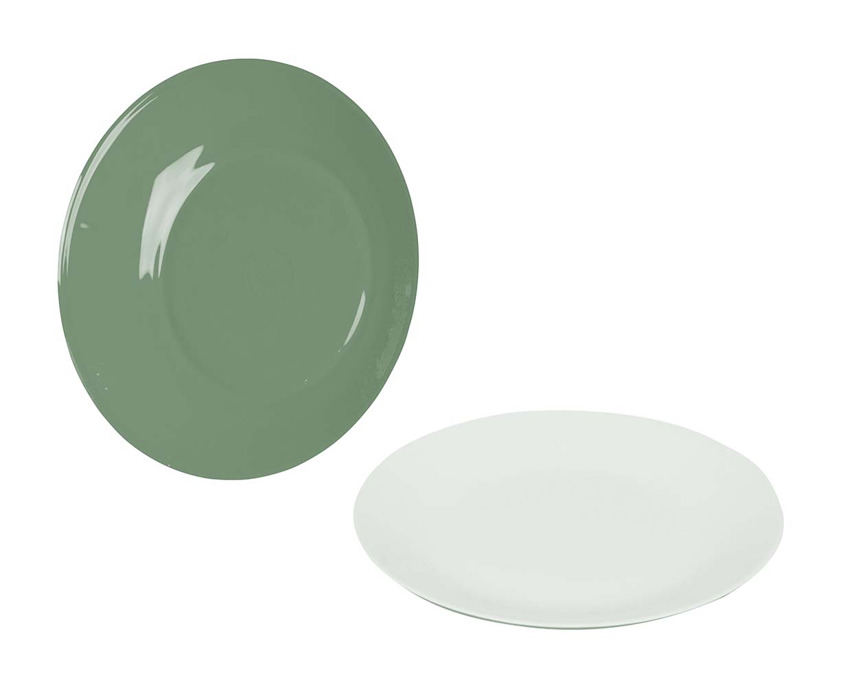 Bo-Camp Two-tone Green 16-delig serviesset