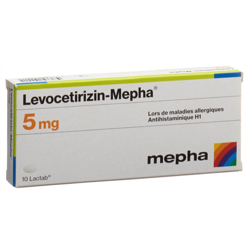 LEVOCETIRIZINE Mepha Lactab 5 mg Blist 10 Stk