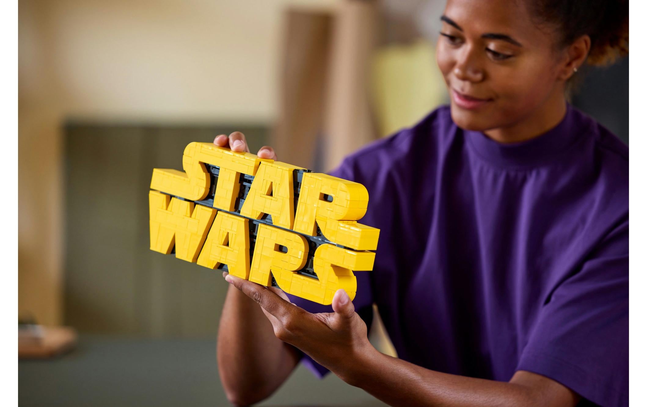 Star Wars Logo aus Lego Steinen 75407Bauset