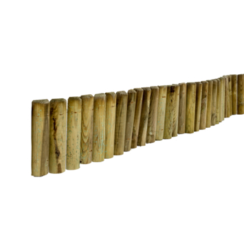 Borderrol grenen hout met uitspoeldoek 180 x 20 cm