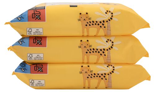 3x72 lingettes pour bébé avec lotion