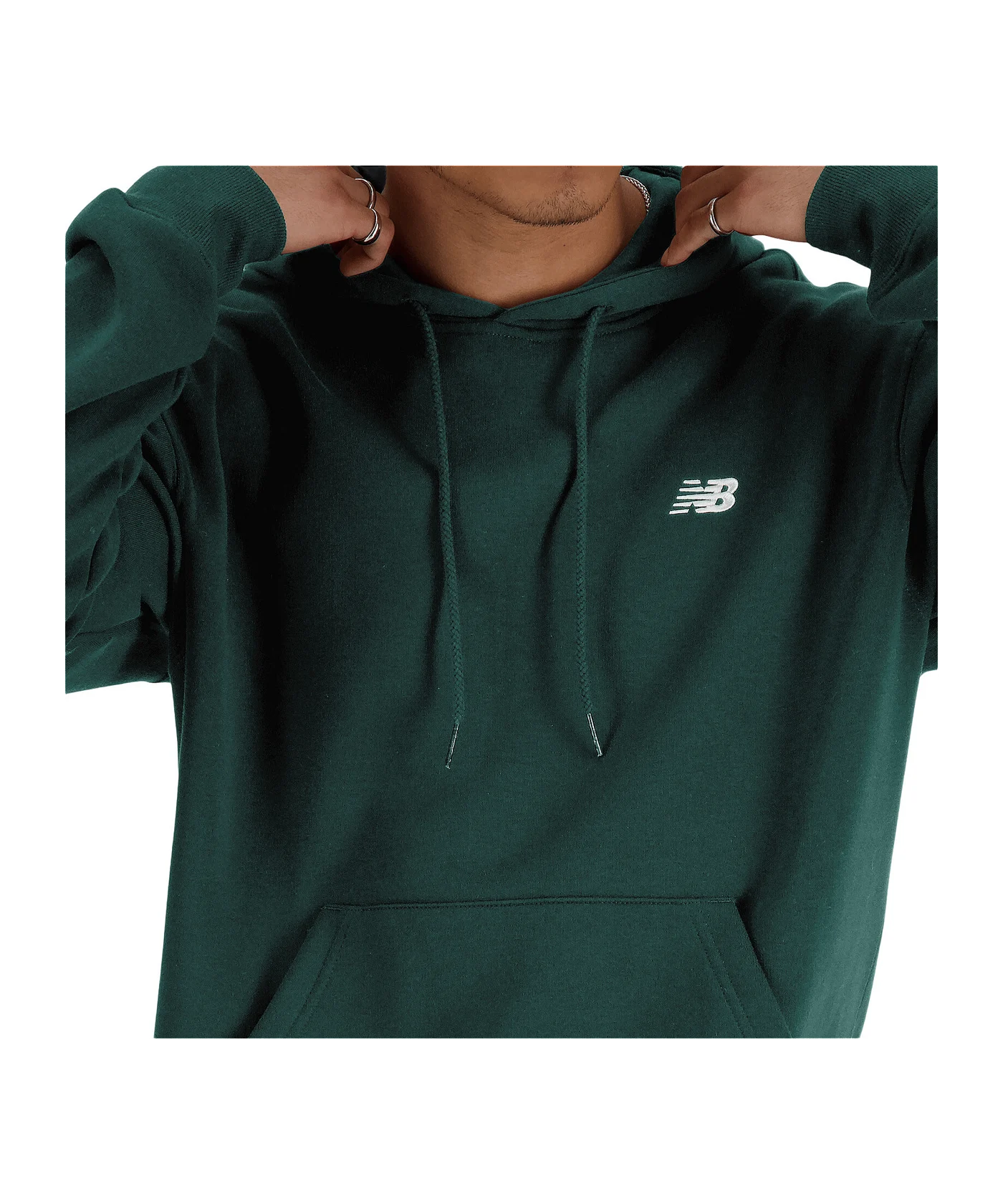 New Balance Sport Essentials Fleece Hoody Grün FNWG