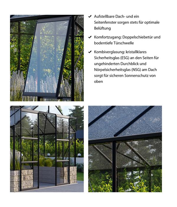 Vitavia Gewächshaus Cassiopeia 8300, ESG/NSG