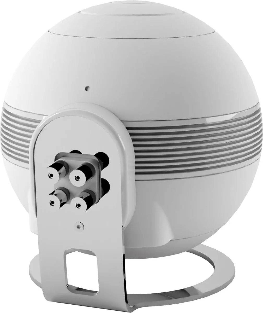 Pearl Sub blanc mat   Riga 2 blanc mat sur socle (la paire) Chaînes Hi-Fi