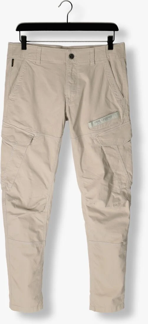 PME LEGEND lichtgrijze pme legend cargobroeken nordrop cargo stretch twill
