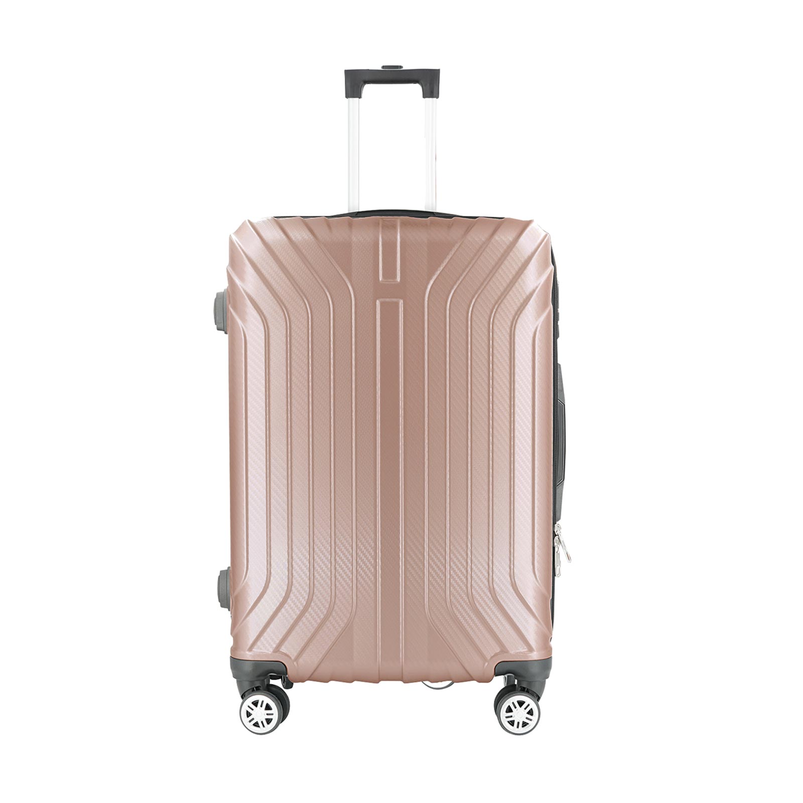 clever pick Hartschalen-Reisekoffer - roségold - 80 Liter