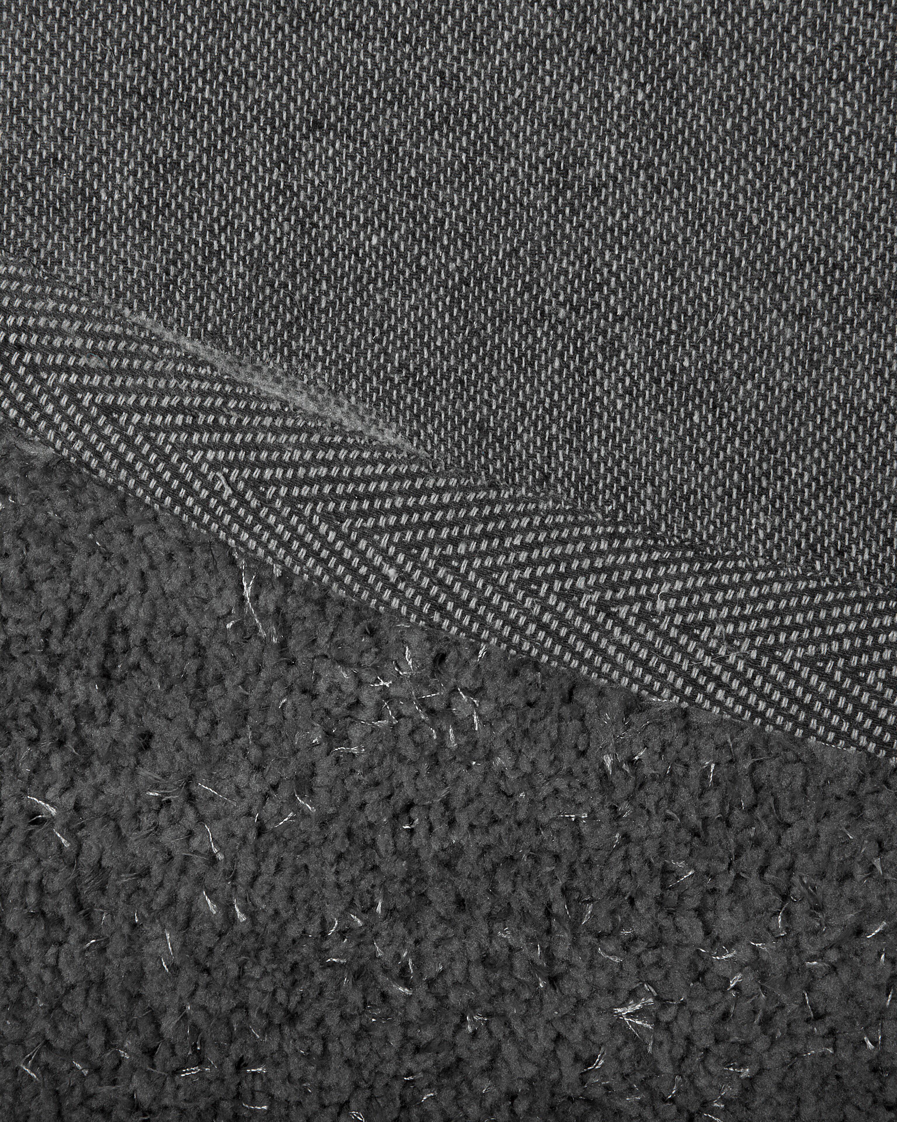 Hoogpoligvloerkleed DEMRE Donkergrijs 160 x 230 cm