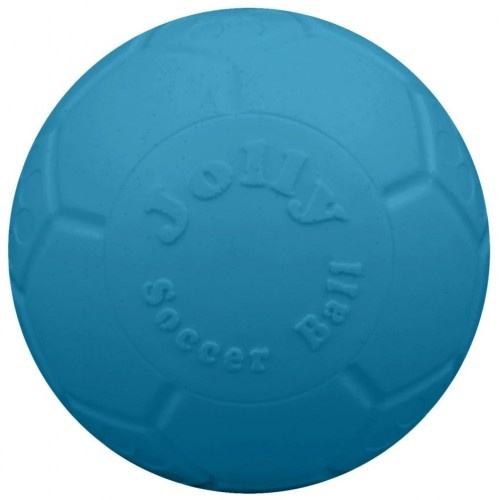 Bola de borracha azul para cães