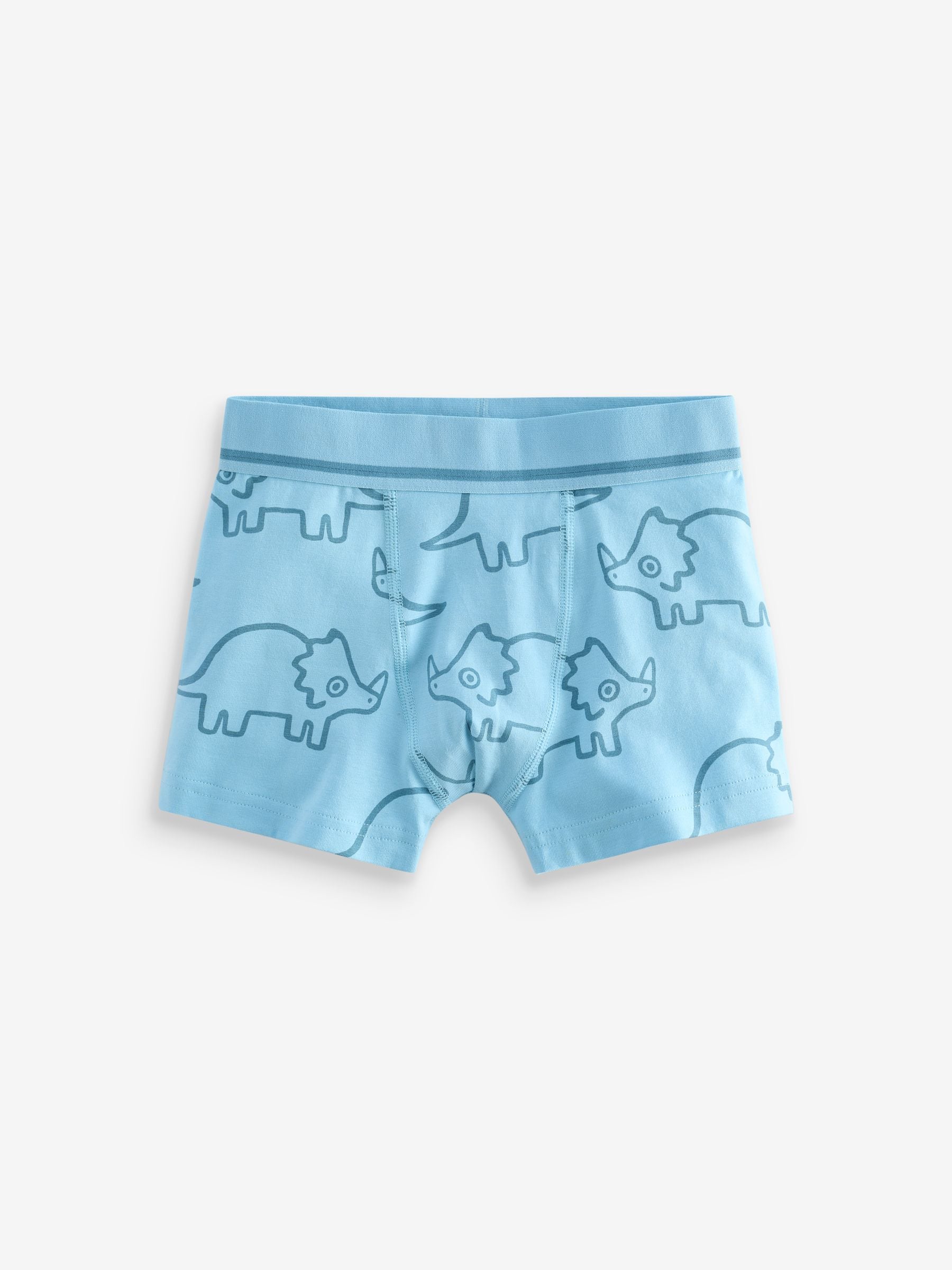 Lijntjes en dinoprint - Verpakking van 5 trunks met motief (1,5-16jr)