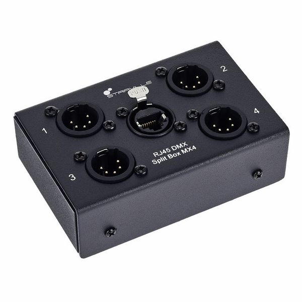 Stairville RJ45 DMX Split Box MX4-5pin