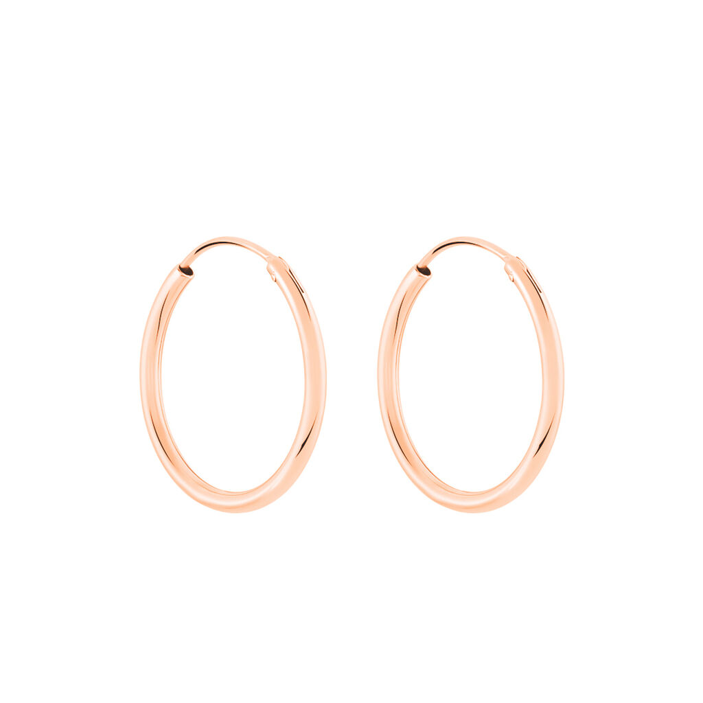 Créoles Argent Rose Olympia