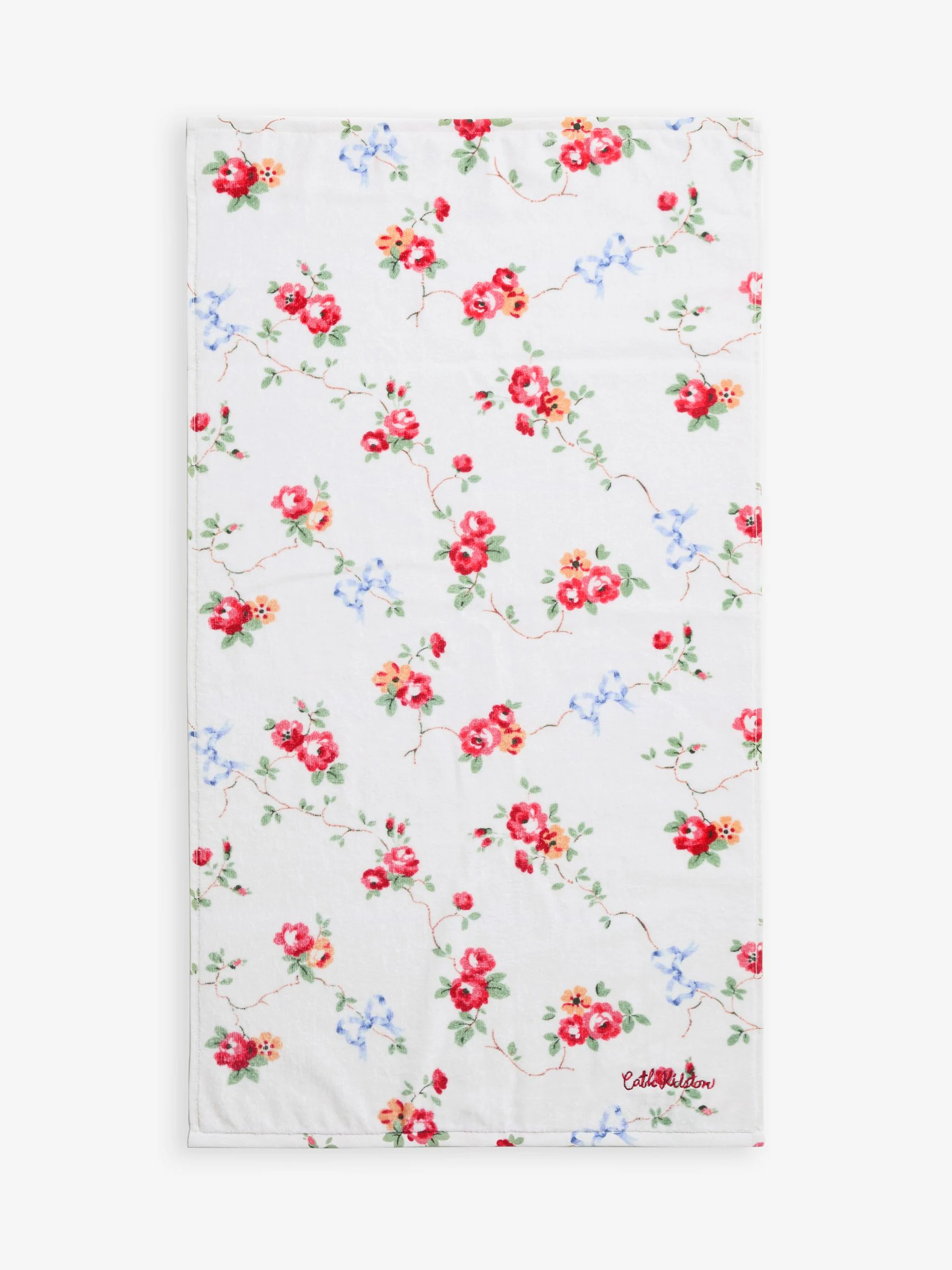 Cath Kidston Rose and Bows 100% katoenen velours bedrukte handdoek