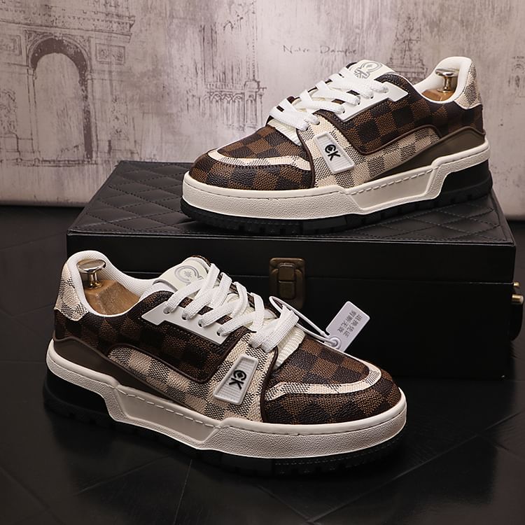 Mr Ozera - Tweekleurige sneakers