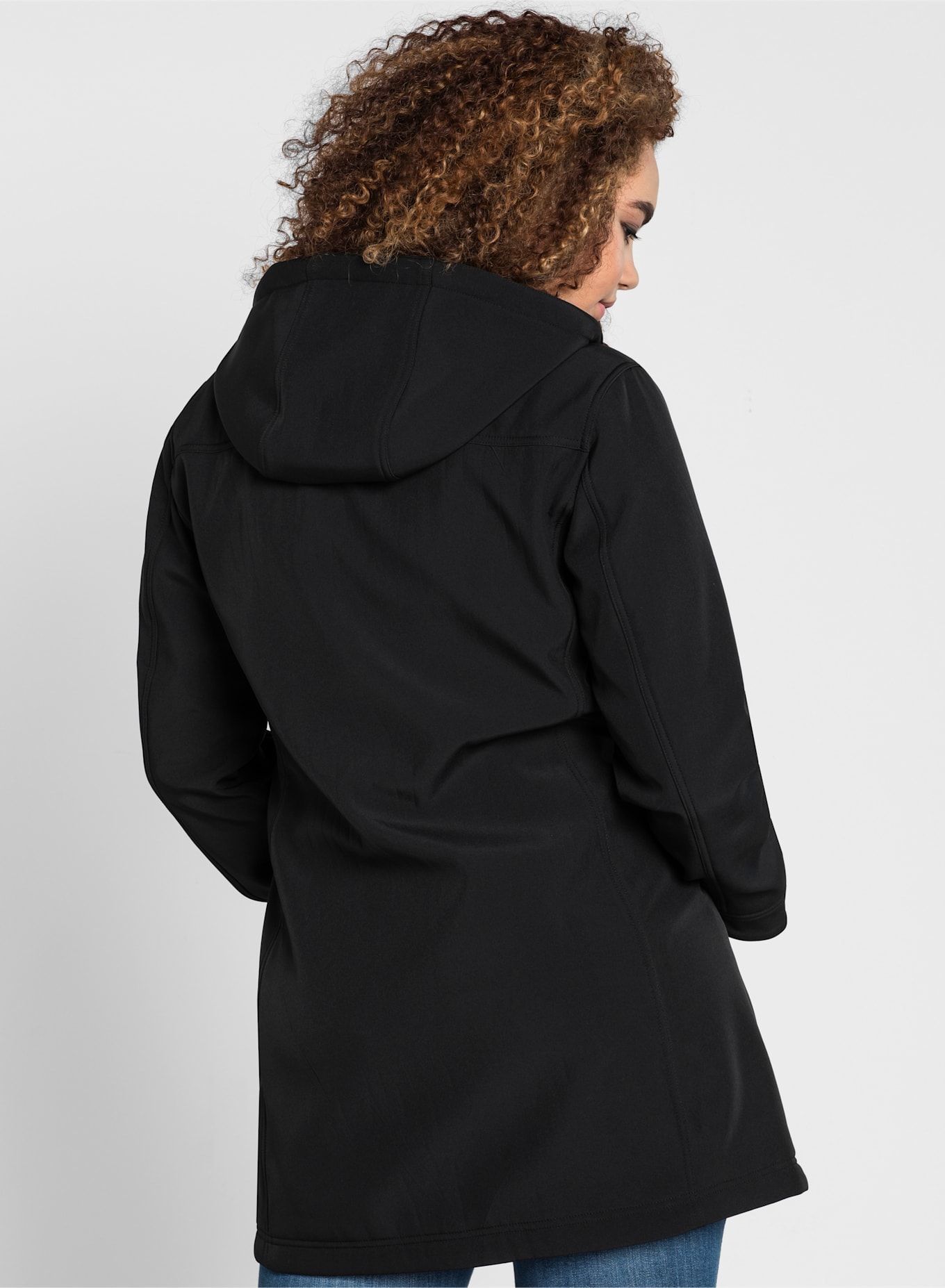 Sheego Softshelljacke mitKapuze