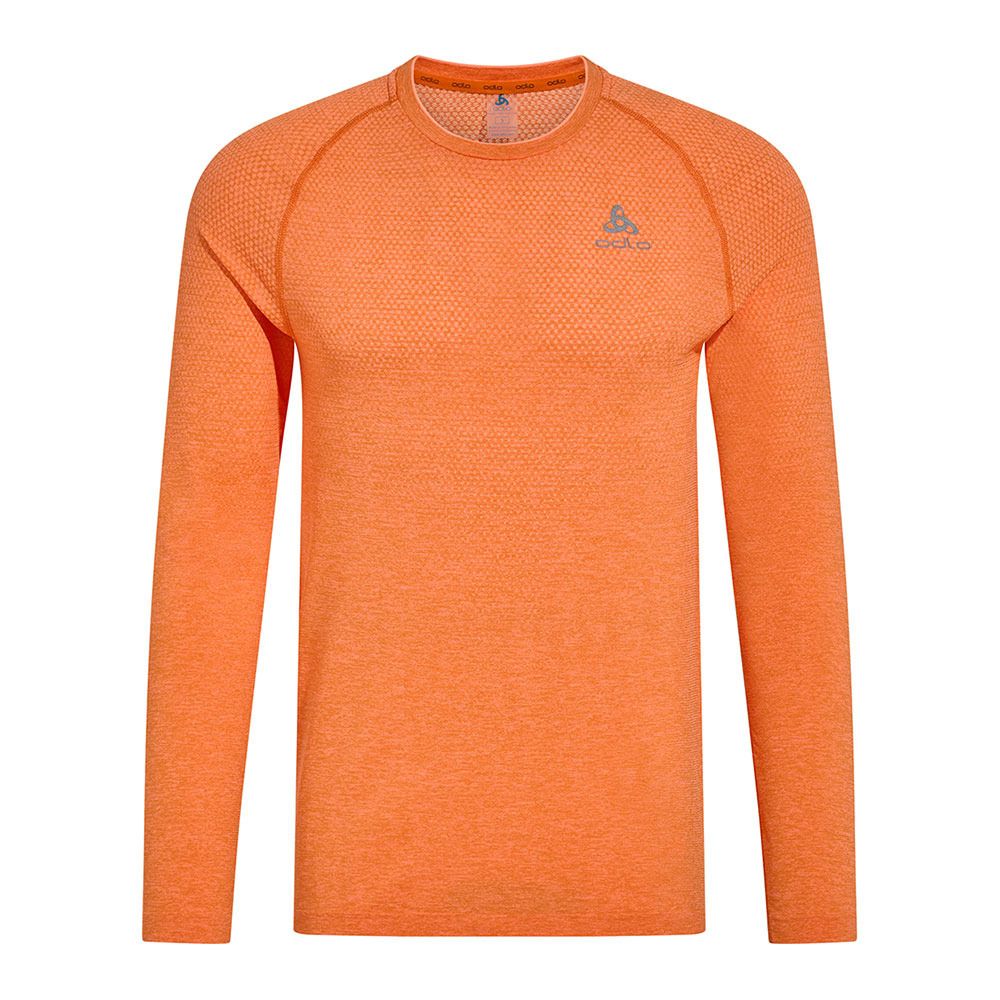 Odlo ESSENTIAL SEAMLESS - Maillot Homme oriole melange