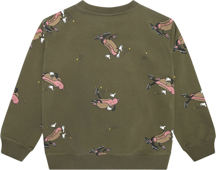 The New TNLexington OS Sweatshirt Ivy green hot dog