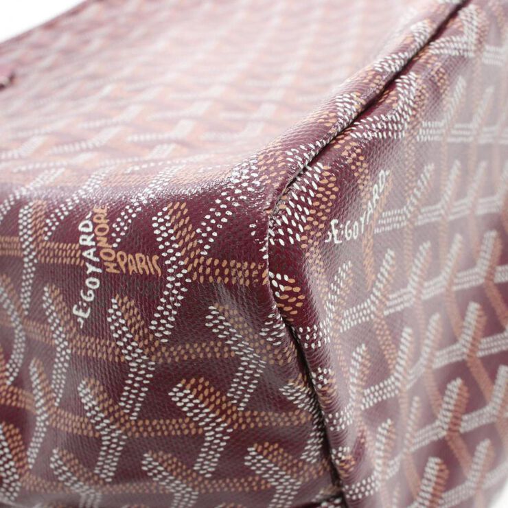 Goyard Vintage Goyard Tote Burgundy