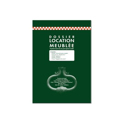 Exacompta - Kit dossier de location meublée pour 4 logements