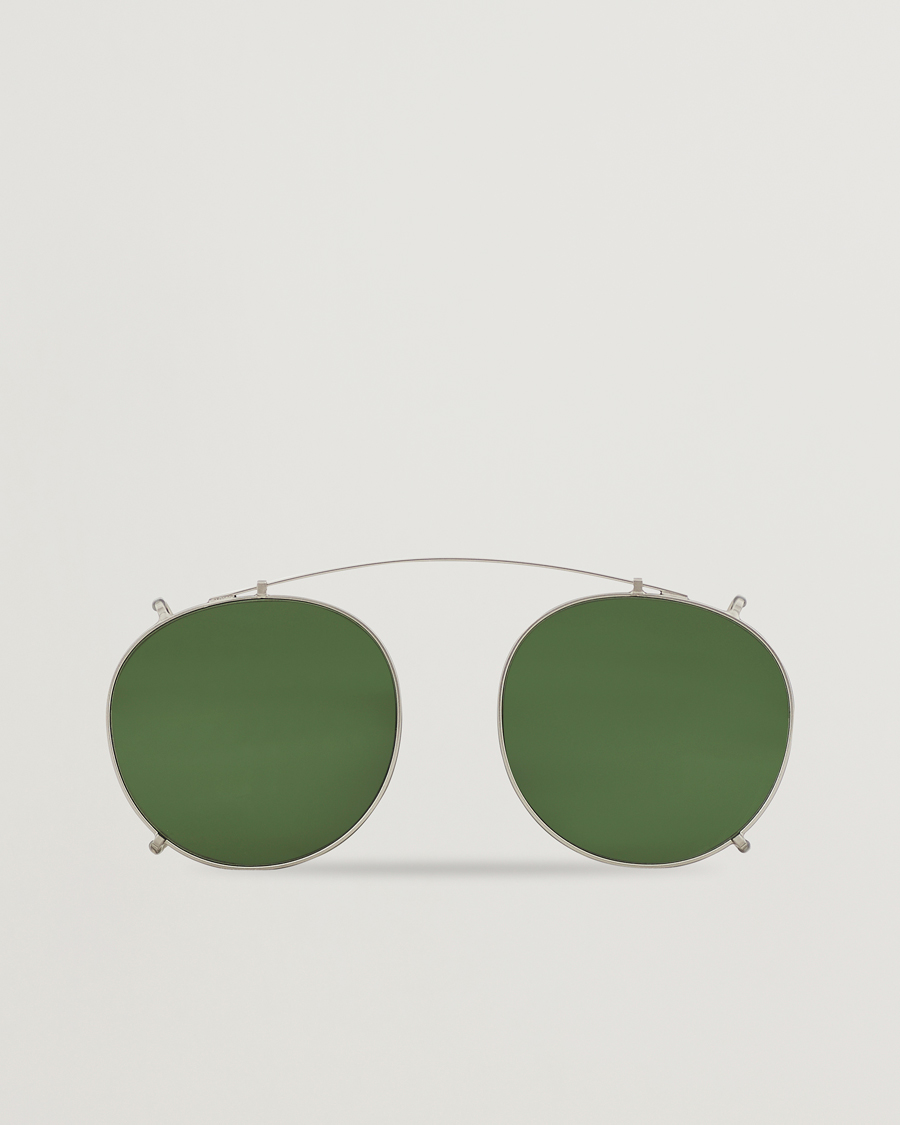 TBD Eyewear Clip-ons Silver/Bottle Green