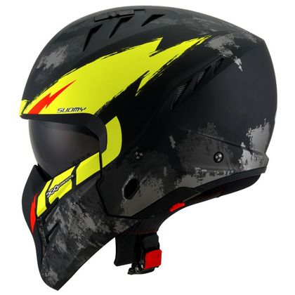 Casque Suomy ARMOR - HI VOLT - Noir / Jaune