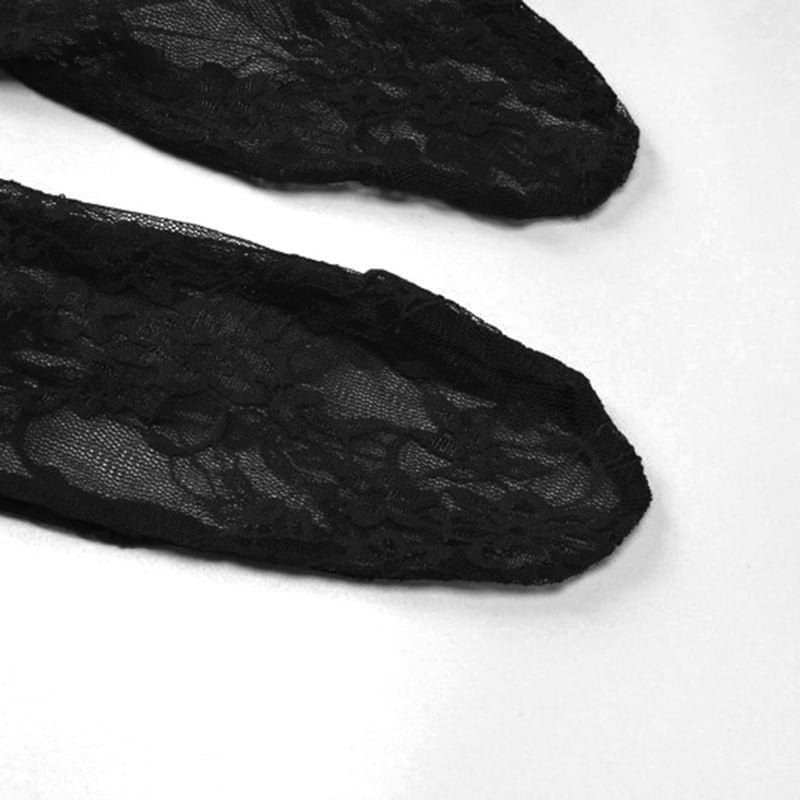 Erodite - Set: Strapless kanten mini-bodyconjurk + kanten panty