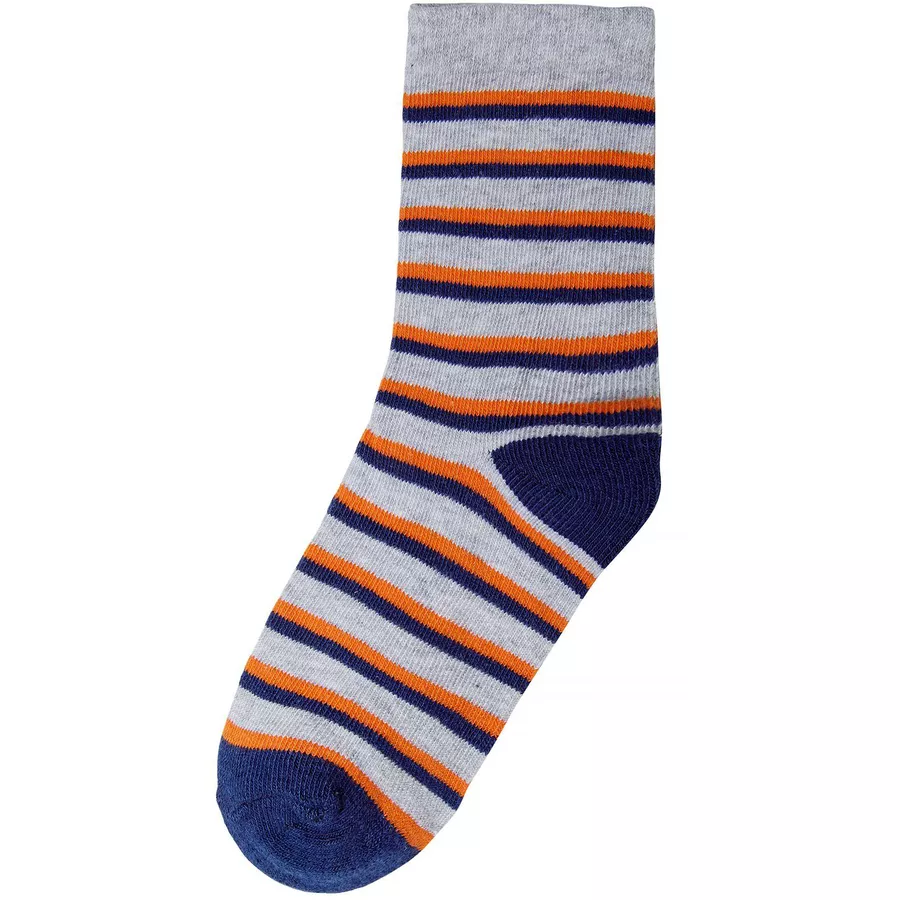 MINOTI 7er-Pack Socken BlauOrangeGrau