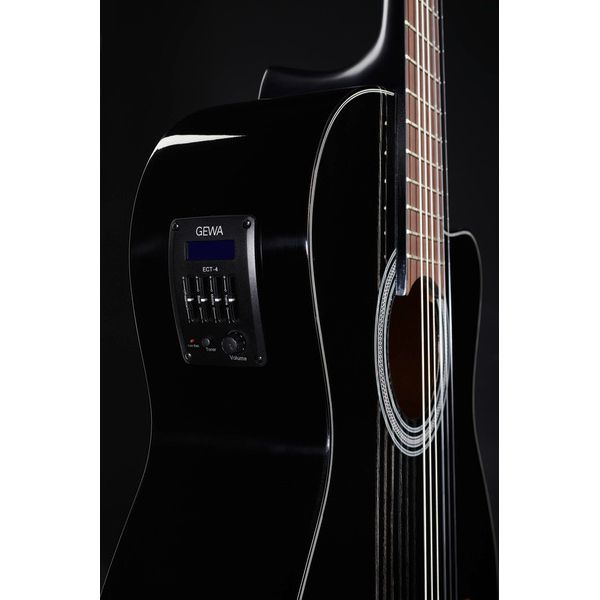 Gewa Student Black 4/4 E-Acoustic