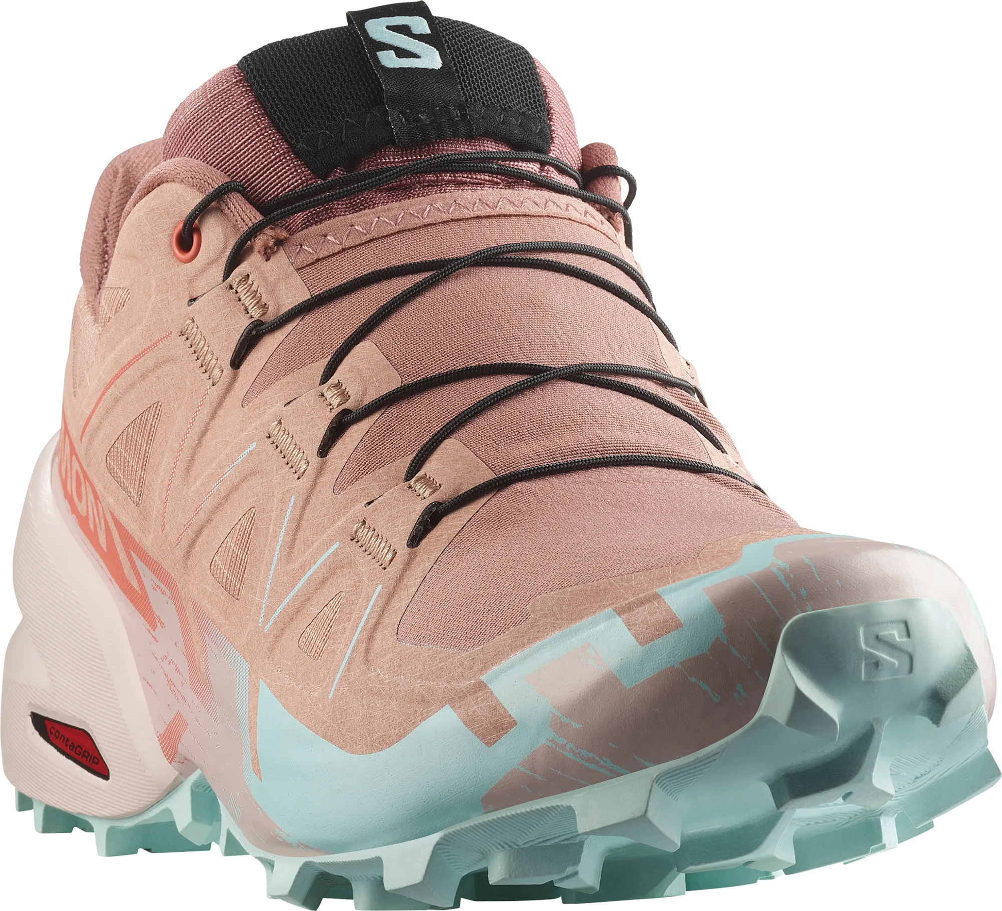 Salomon Women's Speedcross 6 Mahogany Rose/Hushed Violet/Iced Aq