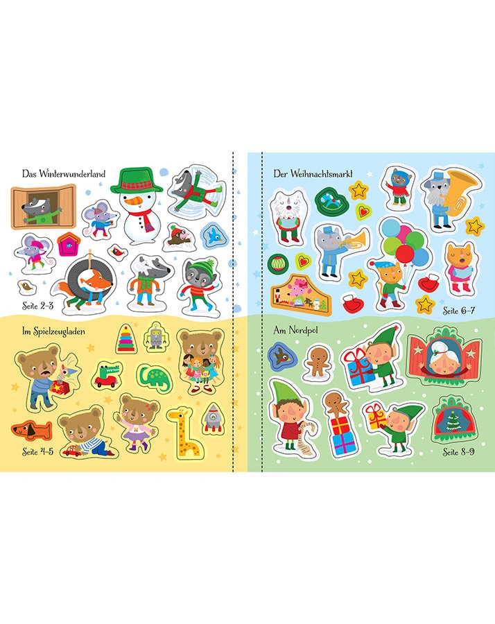 Mein Stickerbuch: Winterspaß