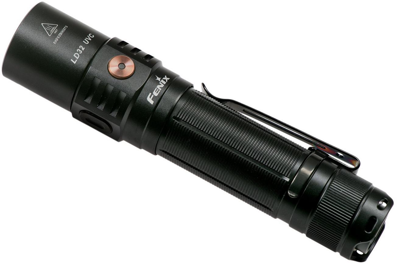 Fenix LD32 UVC zaklamp met desinfecterende UVC lamp