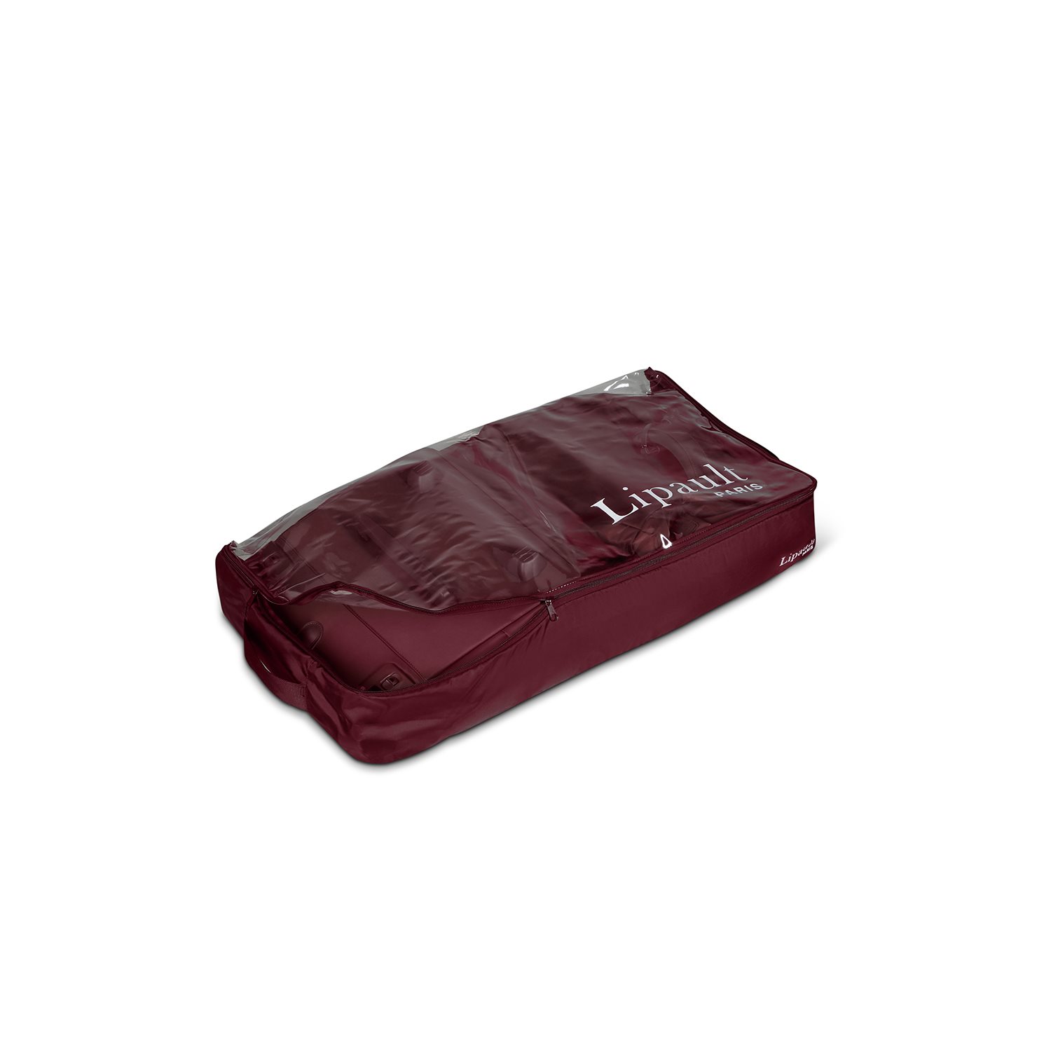 Lipault Foldable Plume Duffle/Wheels bordeaux
