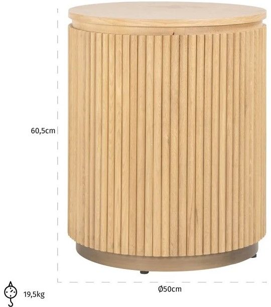 Bijzettafel 7862 Belfort ⌀50  x H60.5 cm